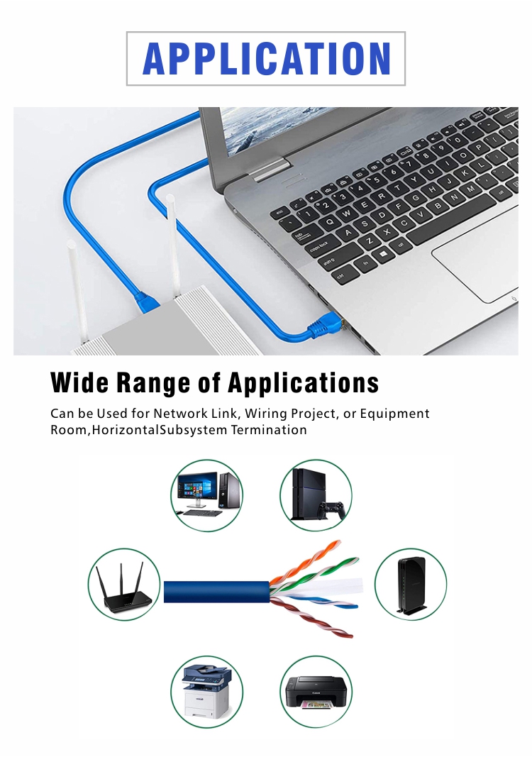CAT6 Bare Ethernet Cable 2 Feet Hassle Free UTP Computer LAN Network