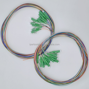 Cable de Fibra Óptica LC/APC Monomodo de 1.5m LSZH con 12 Colores, G.652D, para Interiores, Paquete de 12 Unidades, Compatible con OEM, para Empalme de Fibra - Product Image 3