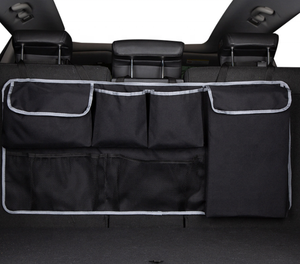 100*45cm Grande Taille Sac De Stockage De Voiture pour SUV MPV Universal Siège Arrière de Voiture Organisateur Accessoires <span class=keywords><strong>Oxford</strong></span> Auto Siège Arrière Sac - Product Image 2