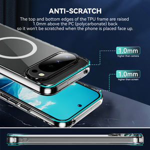 Leggero sottile trasparente trasparente antiurto copertura del telefono custodia magnetica del telefono per Google Pixel 10Pro XL - Product Image 4