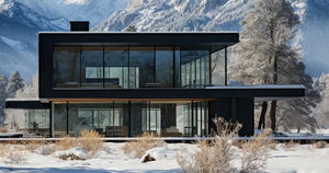 Maison <span class=keywords><strong>moderne</strong></span> personnalisable en verre isolé en aluminium pour l'extérieur Salle de soleil insonorisée et étanche avec <span class=keywords><strong>toit</strong></span> <span class=keywords><strong>plat</strong></span> pour l'extérieur et le parc - Product Image 2