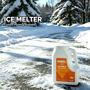 Cloruro de Calcio de Grado Industrial HAIDEL 94% Agente Granular Blanco para Derretir Nieve y Hielo - Product Image 1