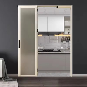 Moderno PD/PT porta in vetro scorrevole porta piatta pieghevole bagno integrato <span class=keywords><strong>balcone</strong></span> interno porta della cucina - Product Image 5