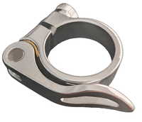 Colliers de Selle VTT en Alliage d'Aluminium à Libération Rapide Personnalisés pour Tube de Selle – Accessoires de Vélo, Colliers de Selle pour Vélos à Pignon Fixe, Haute Qualité