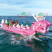 Bateaux gonflables de sport nautique pour centres de villégiature : Dragon gonflable, Bateau banane, Bateau dragon chinois