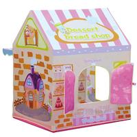 Tente de jeu Durable pour enfants, cabane de princesse rose, maison de jeu pour enfants