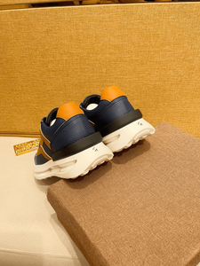 Zapatillas de Estilo de Vida con Suela Antideslizante Texturizada, Parte Superior con Construcción Empalmada, Amortiguación Suave, Resistentes a Desgarros, Duraderas, Estilo Vintage - Product Image 2