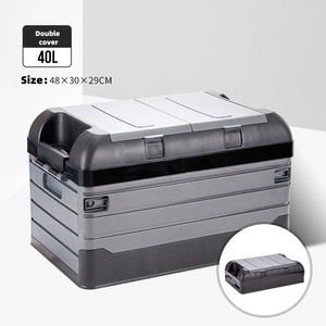 Xách Tay Đóng Mở Nhựa Gấp Hộp Lưu Trữ Với Nắp Nhiều Kích Cỡ Cho Cắm Trại Ngoài Trời Làm Mát Container Cắm Trại Nguồn Cung Cấp - Product Image 4