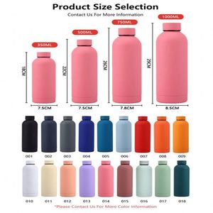 Bouteille isotherme de sport personnalisée en acier inoxydable de 500 ml, gourde de bureau par sublimation, bouteille d'eau inoxidable avec capacité de 5 L - Product Image 4