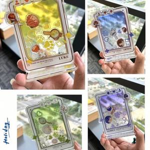 High Quality Transparent Shaker <b>Keychain</b> Custom Printed Acrylic Plastic Charm <b>Personalized</b> Key Accessory - Product Image 5