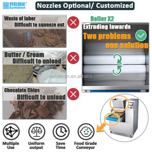 Machine automatique de dépôt de pâte à modeler pour gâteau <span class=keywords><strong>mousse</strong></span> Eclair Pâtisserie Nouvel état pour la ligne de production de boulangerie Utilise de la farine de lait et d'eau - Product Image 6