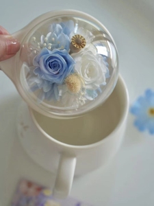 2024 mejor regalo de San Valentín y Halloween boda taza de flores preservadas plantas decorativas para expresar <span class=keywords><strong>amor</strong></span> a <span class=keywords><strong>tu</strong></span> novia - Product Image 6