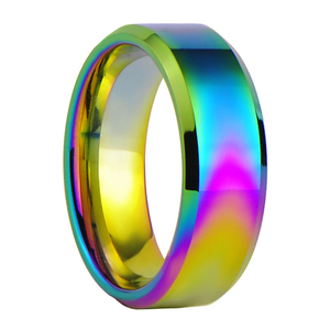 Anillo Unisex de Acero Inoxidable con Engaste de Canal, Estilo Religioso, Símbolo del Orgullo Gay, Lésbico, Bisexual y LGBT, que Simboliza la Igualdad Sexual - Product Image 4