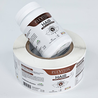Impression d'étiquettes d'emballage, autocollants imperméables en papier pour étiquettes de flacons de compléments alimentaires, étiquettes couleur métallique