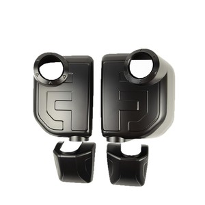 Coques de rétroviseurs pour Toyota FJ Cruiser Noir 4 pièces Texture Fibre de Carbone Ensemble Complet - Product Image 3