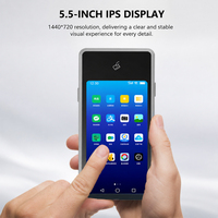 Terminal de paiement mobile portable Android 4G NFC USB, mini terminal de point de vente (PDV) portable, PDA
