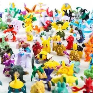 Douluo Pokemond 100 Mảnh Phong Cách Hot Bán Phim Hoạt Hình Đồ Chơi 3-6Cm Pokemond Hành Động Con Số