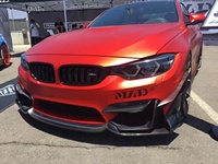 Pour BMW M3 M4 F80 F82 Kit de carrosserie en fibre de carbone M3 M4 F80 F82 mise à niveau Style MAD diffuseur de lèvre avant en fibre de carbone becquet