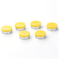 20mm Aluminum Flip Screw Cap Bulk Wholesale OEM Anti-Slip Knurled Closure High Quality Non-Refillable Cosmetic Bottle ROPP