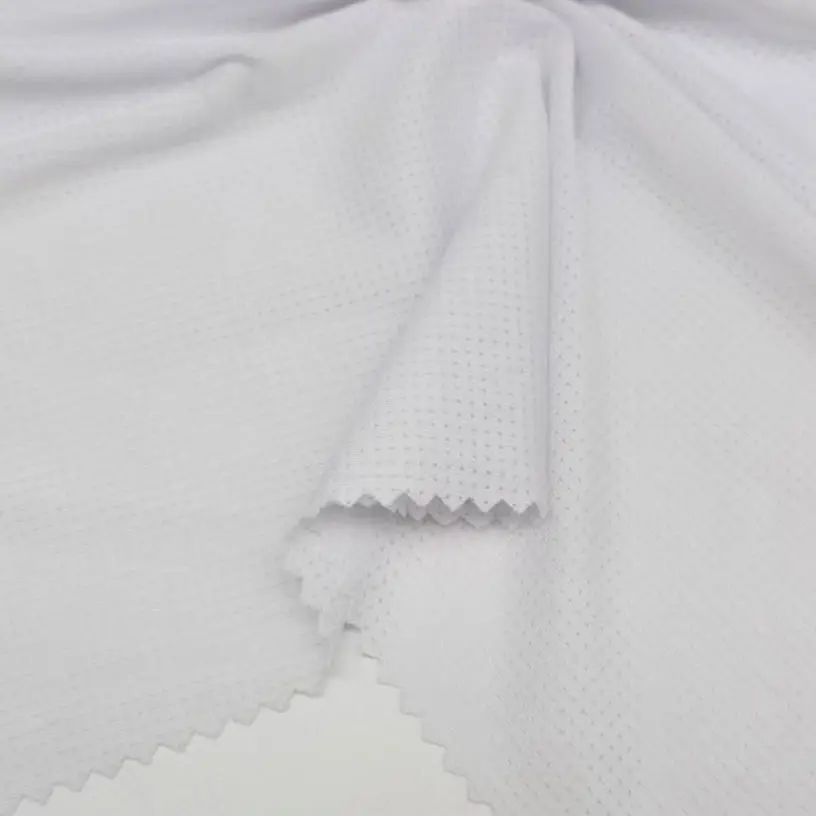 110gsm 92% Polyester 8% Spandex Elastische Microfiber Enkelzijdige Mesh Stof Voor Voering