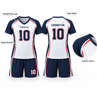 Ensemble de maillots de volley-ball personnalisés pour jeunes, multi-tailles, pour équipes familiales, uniformes d'équipe sublimés, club et école, OEM