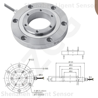 Compression montée sur vis cellule charge Donut 0.5/1/2/5ton mesure Force technique Type d'anneau capteur de Force de pression