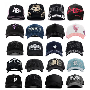 Gorra de Béisbol de Gamuza con Interior de Satén de 5 Paneles y Logo Bordado 3D en Etiqueta Personalizada, Éxito de Ventas 2025, Tito Doble P <span class=keywords><strong>Rosones</strong></span> - Product Image 6