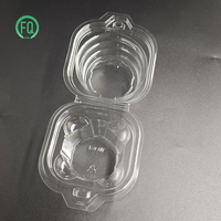 Boîtes individuelles transparentes pour gâteaux mousse, fabricant de boîtes d'emballage en plastique pour cupcakes, contenants transparents pour cupcakes