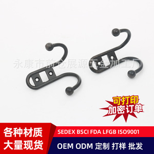 Zinc Alloy Door <b>Hook</b> Wall Mounted Contemporary Style Robe <b>Hook</b> For <b>Bathroom</b> Bedroom Furniture Hardware Accessory - Product Image 5