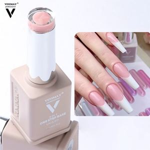 طلاء جل من Vinimay متعدد الأغراض بخطوة واحدة 3 في 1 بقاعدة جل للبناء بقاعدة جل تدوم طويلاً ولا يحتاج إلى طبقة أساسية - Product Image 1