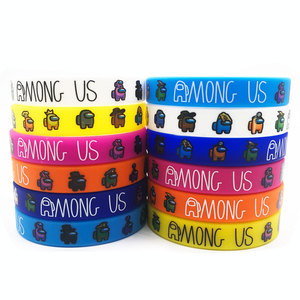Braccialetti in Gomma Personalizzati con Nome del Gioco Among Us per Festa di Compleanno - Product Image 2