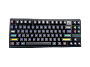 คีย์แคป Fynmi รุ่นใหม่ <span class=keywords><strong>GMK</strong></span> สีขาว/ดำลายจุด แบบสลักด้านข้าง 131 ปุ่ม รูปแบบ ANSI ISO สำหรับสวิตช์ Cherry MX Gateron Kailh Outemu - Product Image 1