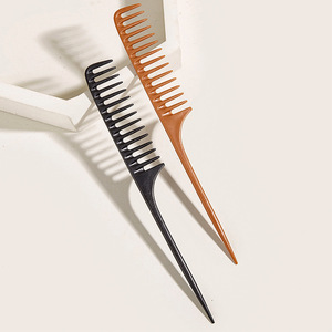 Peine de Plástico de Dientes Anchos para Resaltar el Cabello, Herramienta de Peinado para Uso Doméstico - Product Image 2