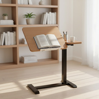 Directement du fabricant : Tables de chevet mobiles, bureaux réglables en hauteur à colonne unique et bureaux d'ordinateur pour le télétravail