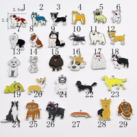 Étiquettes d'identification pour animaux de compagnie en alliage personnalisées, breloques pour chiens et chats, pendentifs, fabrication de bijoux, artisanat fait main