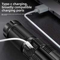 Nouvelle lampe torche laser 2023, ultra-lumineuse, rechargeable, puissante, longue portée, affichage numérique, haute puissance, en alliage d'aluminium