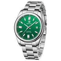 2025 Nouvelle Montre-Bracelet Mécanique BENYAR de Luxe pour Homme, Sportive et de Plongée en Acier Inoxydable, Étanche 10 ATM, Automatique