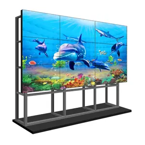 Fabricante de China Full HD 55 pulgadas LCD KTV TV Fondo etapa LCD video pared con bisel 0,88mm 1,7mm 3,5mm