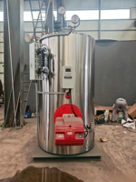 Générateur de vapeur vertical 2,0 T/h pour l'huile, le gaz et le méthanol, source de chauffage et usage industriel
