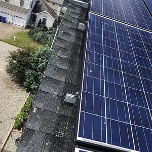 Schwarzes PVC-verzinktes Stahl-geschweißtes Draht geflecht Solar panel Bird Guard Solar Squirrel Mesh