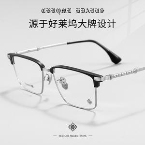 Montura de Gafas de Titanio Croco Half Rim para Hombre 5405, Gafas Ópticas Danyang, Diseño Rectangular de Titanio Puro - Product Image 4