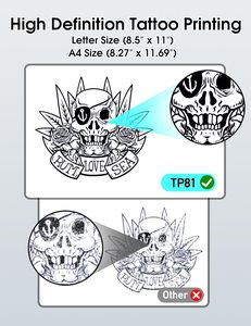 Phomemo TP81 Wireless Tablet Smartphone e <span class=keywords><strong>PC</strong></span> tatuaggio Stencil stampante per tatuatori e principianti - Product Image 4