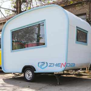 Food Truck per Catering Completamente Attrezzato, Rimorchi per Tacos, Cucina Mobile, Carretto per Pizza e Caffè, Camion per Gelati e BBQ, Rimorchio Economico per Cibo Mobile - Product Image 2