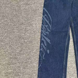 Jeans décontractés vintage tendance de marque <span class=keywords><strong>Corteiz</strong></span> Devil's Island, coupe ample, pour hommes et femmes, pantalon droit - Product Image 3