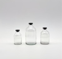 Flacon en verre à bouche ronde, approvisionnement stable, avec bouchon universel