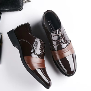 Chaussures habillées formelles de qualité supérieure pour hommes, confortables et élégantes, fabriquées à la main, sur mesure, augmentant la taille, disponibles en hiver - Product Image 5