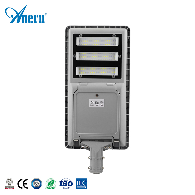IP65 LED al aire libre iluminación de camino 60W 80W 100W Solar todo en uno integrada de la lámpara de calle