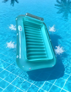 Estera flotante inflable duradera <span class=keywords><strong>para</strong></span> piscina con cuerdas fuertes <span class=keywords><strong>para</strong></span> diversión acuática familiar y actividades de fiesta en la piscina - Product Image 1