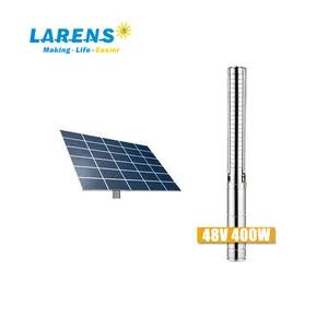 Pompa solare solare a 3 pollici dell'acqua della girante dell'acciaio inossidabile di cc 48V 400W di LARENS
