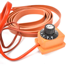 XIAOSHU 25*3000mm in Silicone flessibile cuscinetto riscaldante in gomma 220v 450w Silicone riscaldatore tubo con quadrante termostato - Product Image 4